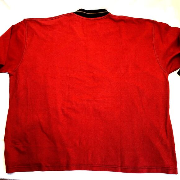 Texaco Gas Polo Shirt Red 3/4 Sl Cotton 6XL Uniform Group Mechanics Oil - Picture 5 of 12